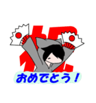 猫パーカーのねこすけ（個別スタンプ：34）