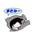 猫パーカーのねこすけ（個別スタンプ：36）