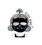 MASK GIRL AND YOGA CAT（個別スタンプ：28）