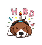 Sticky Beagle（個別スタンプ：22）