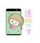 ガ-ルズスタンプ Vol.1 敬語（個別スタンプ：14）