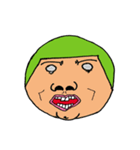 Men green hair overbite（個別スタンプ：3）