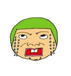 Men green hair overbite（個別スタンプ：13）