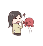 Diko octopus and her partner（個別スタンプ：25）