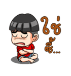 Young red shirt（個別スタンプ：11）