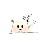 FUFU : Mr. White Bear（個別スタンプ：27）