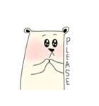 FUFU : Mr. White Bear（個別スタンプ：39）