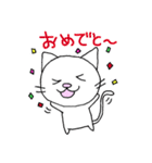 しろねこさんの年間行事（個別スタンプ：35）