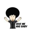 Renzy the Funky Curly (English)（個別スタンプ：16）