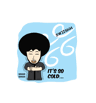 Renzy the Funky Curly (English)（個別スタンプ：39）