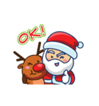 Animated Cute Santa Claus（個別スタンプ：4）