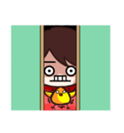 Emoji Girls - Part 1（個別スタンプ：35）