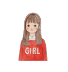 Girl moods（個別スタンプ：16）