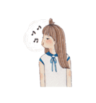 Girl moods（個別スタンプ：34）