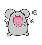 Pa mouse and egg mouse 2（個別スタンプ：9）