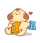 A hamster names BenBen ！（個別スタンプ：22）