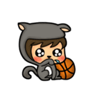 sunny baby likes basketball ！！！（個別スタンプ：24）