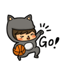 sunny baby likes basketball ！！！（個別スタンプ：28）