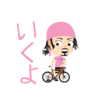 自転車 ぐ〜ぐ〜海賊放浪記 漆ロードバイク（個別スタンプ：1）