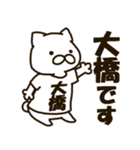 ねこの大橋さん（個別スタンプ：1）