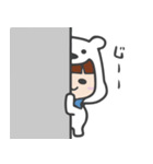 しろくまっこ（個別スタンプ：35）