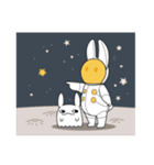 宇宙とうさぎ（個別スタンプ：36）