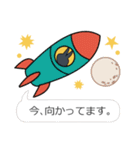 宇宙とうさぎ（個別スタンプ：37）