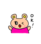 妊娠中のクマさんの生活（個別スタンプ：15）