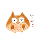 ハッピーバード - OWL - FAT DU DU（個別スタンプ：2）