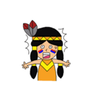 Holy- A Little Red Indian girl（個別スタンプ：5）