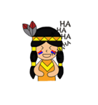 Holy- A Little Red Indian girl（個別スタンプ：7）