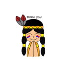 Holy- A Little Red Indian girl（個別スタンプ：8）