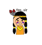 Holy- A Little Red Indian girl（個別スタンプ：9）