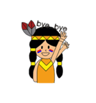 Holy- A Little Red Indian girl（個別スタンプ：14）