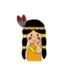 Holy- A Little Red Indian girl（個別スタンプ：23）