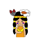 Holy- A Little Red Indian girl（個別スタンプ：29）