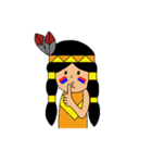 Holy- A Little Red Indian girl（個別スタンプ：31）