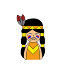 Holy- A Little Red Indian girl（個別スタンプ：33）