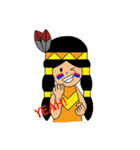 Holy- A Little Red Indian girl（個別スタンプ：40）