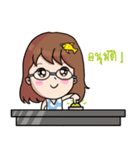 Nong Pla Tong : Cute Office Girl（個別スタンプ：37）