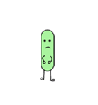 Bean Cucumber Water drop（個別スタンプ：14）