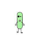 Bean Cucumber Water drop（個別スタンプ：15）