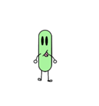 Bean Cucumber Water drop（個別スタンプ：16）