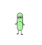 Bean Cucumber Water drop（個別スタンプ：18）