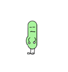 Bean Cucumber Water drop（個別スタンプ：21）