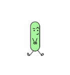 Bean Cucumber Water drop（個別スタンプ：24）