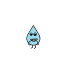 Bean Cucumber Water drop（個別スタンプ：32）