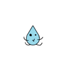 Bean Cucumber Water drop（個別スタンプ：33）