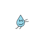 Bean Cucumber Water drop（個別スタンプ：34）