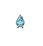 Bean Cucumber Water drop（個別スタンプ：36）